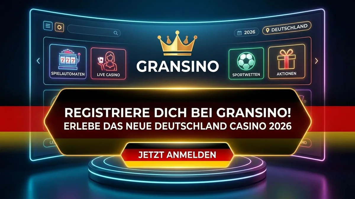 Registrierung mit Bonus bei Gransino